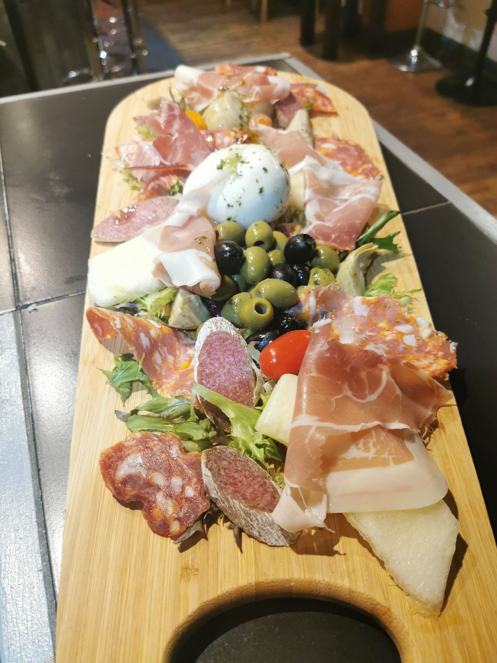 Antipasto board at il Piatto